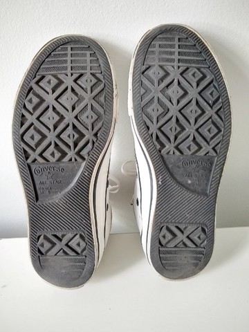 Tênis All Star Couro Branco Cano Alto Feminino Tamanho 36 - Roupas e  calçados - Tijuca, Rio de Janeiro 1011994740 | OLX