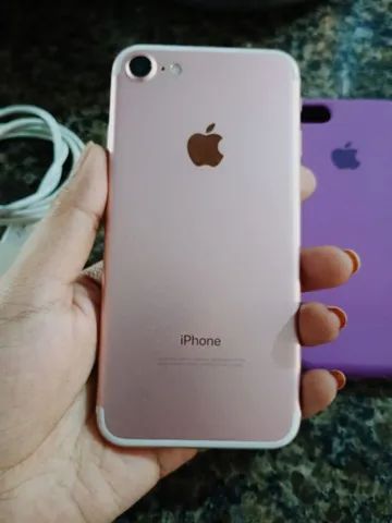  iPhone 7 rosê<br>128gb - Foto 3