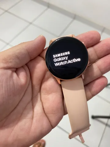 Smartwatch Samsung Galaxy Watch Active Rosê, Relógio Feminino Samsung  Usado 81736489