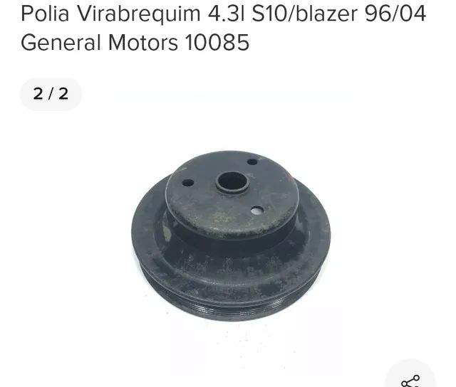 Polia Virabrequim S10 Blazer 4.3 V6 Original - Foto 2