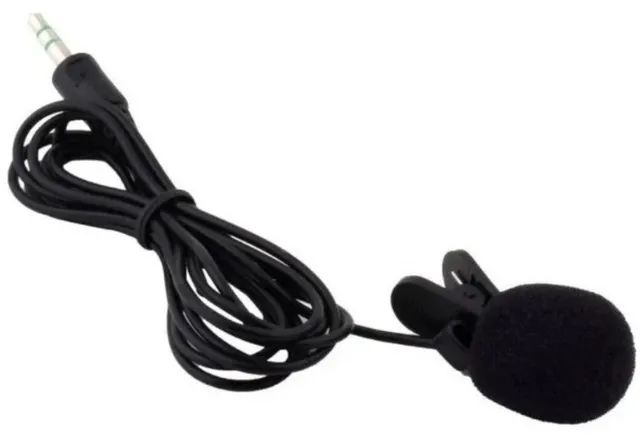 (NOVO) Microfone Lapela com fio P2 - Foto 3