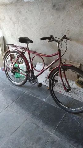 Bicicleta Barra forte 21 marchas boa