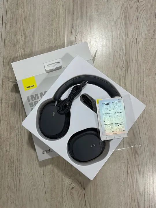 Fone de Ouvido Pro Sem Fio Bluetooth Baseus Bowie D05 - Cancelamento de Ruído Microfone - Foto 4