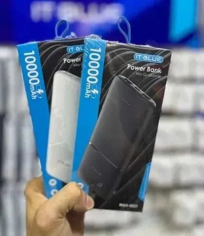 POWER BANK 3 PORTAS 10000 MAH IT-BLUE MAX-0531, Novo, Lacrado - Foto 4
