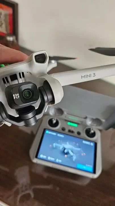 Drone Dji mini 3 Câmera 4K Controle com tela RC - Foto 4