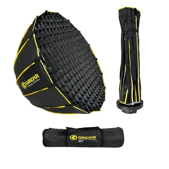 Softbox Parabólico Bowens 120cm Greika Gkp-120 Para Fotos