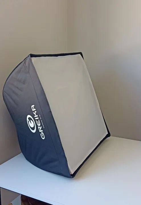 Softbox Greika 60x60cm Guarda chuva universal  - Foto 2