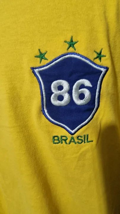 Camisa Seleção Brasileira 1986 Liga Retro  - Foto 3