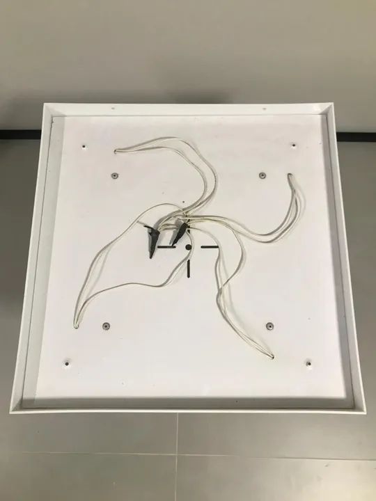 Luminária Plafon acrílico de sobrepor 50x50 - Foto 4