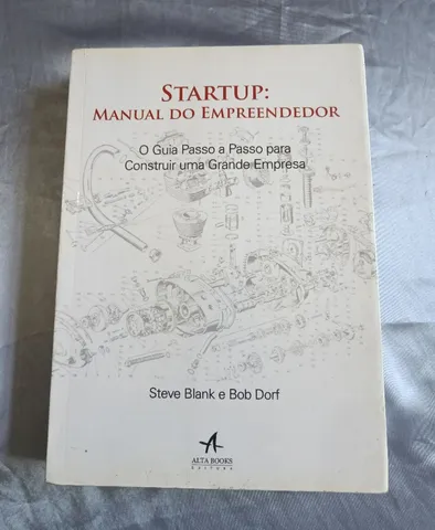 Livro Startup Manual do Empreendedor Steve Blank e Bob Dorf