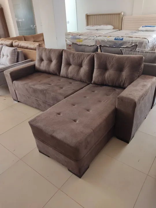 Sofá de canto com chaise
