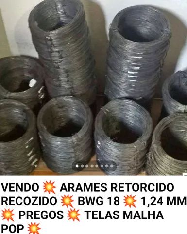 Gerdau Construção Cívil Pregos Diversas Medidas,Arame Retorcido.Malha Pop  - Foto 5