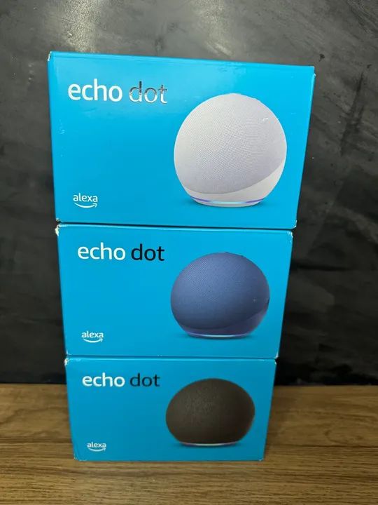 ALEXAS ECHO DOT 5°Geração NOVAS/LACRADAS