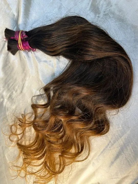 Cabelo Humano indiano moreno iluminado