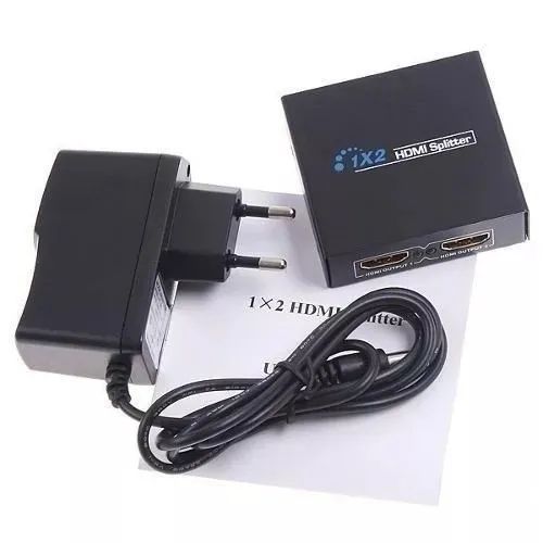 Splitter Distribuidor 1x2 Cabo Hdmi Divisor Full Hd 1080p 1.4 3D - Foto 2