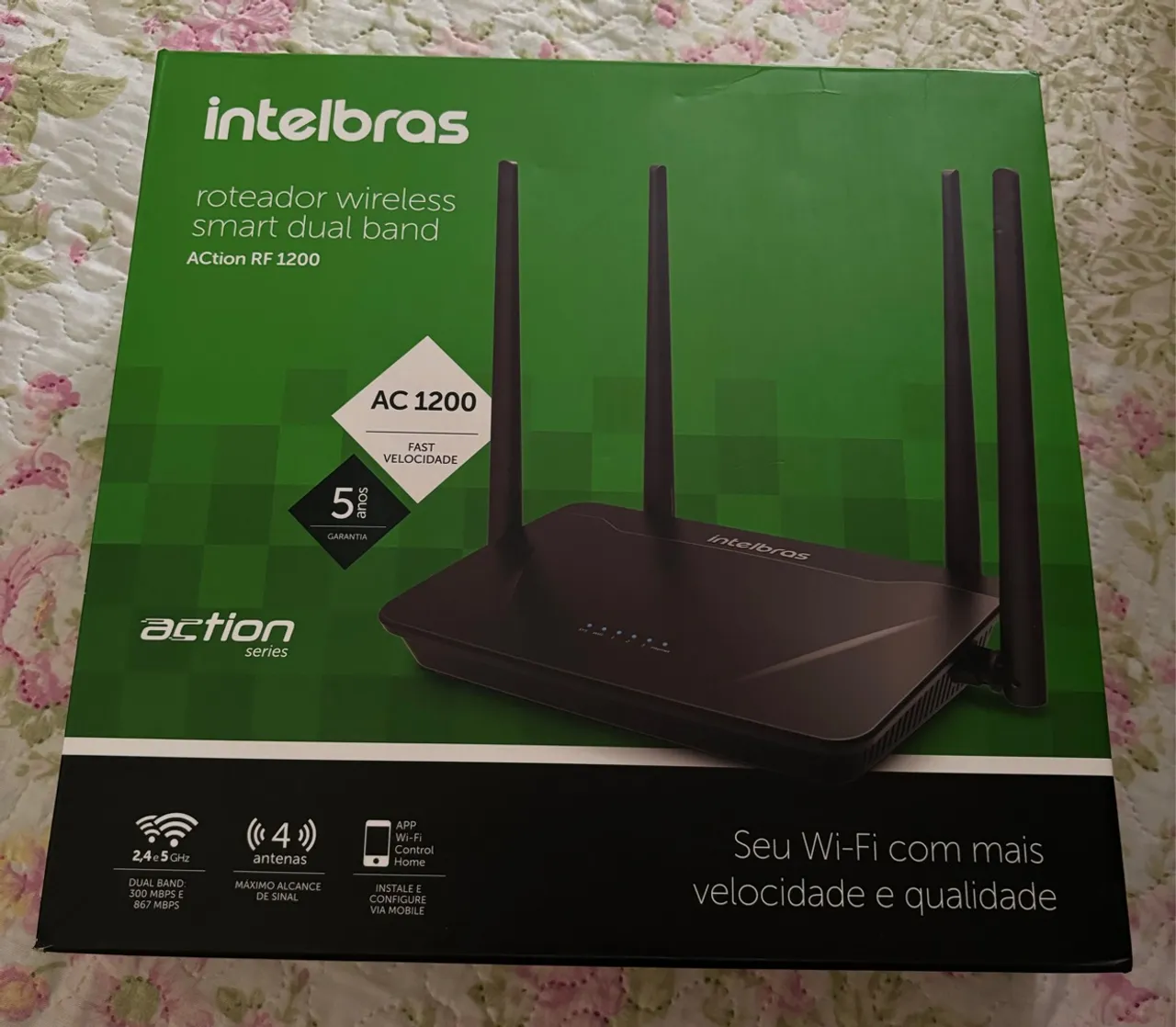 Roteador Intelbras Action RF 1200 - Dual Band AC1200