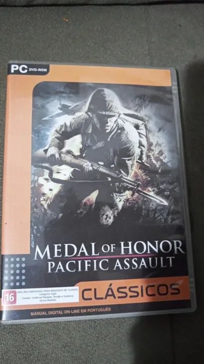 Jogo de PC Medal of Honor Pacific assault
