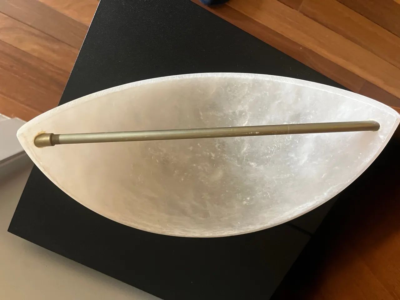 2 Arandelas de Alabastro da Espanha, compradas na Dominici - Foto 3