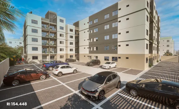 Apartamento no Portal do Sol com varanda 03 quartos, sendo 01 suíte e 01 escritório.