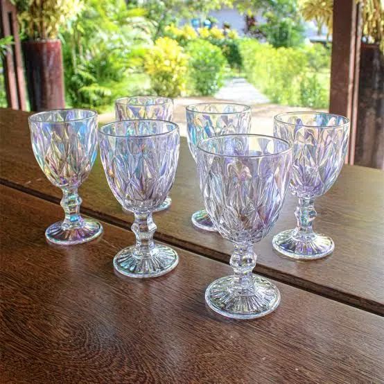 Jogo de taças de cristal - 6 peças