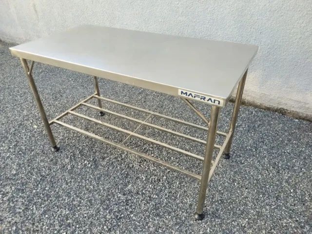 Mesa Inox 430 - 1,6m (1,6 metros) - Com paneleiro - Foto 2
