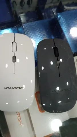 Mouse sem fio Recarregável com luz rgb hmaston