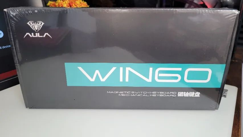 Teclado Magnético Aula WIN60 MAX Branco e Azul (Novo e Lacrado)