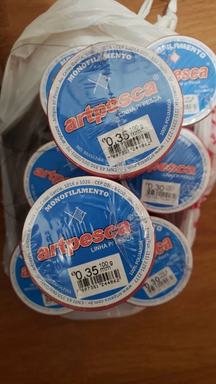 Linha de pesca monofilamento 0,35mm