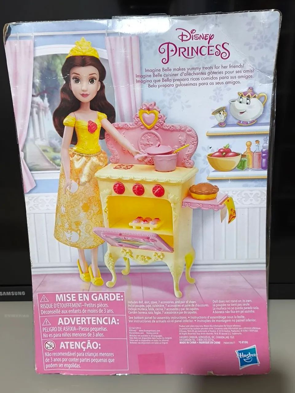 Boneca Disney princesa Bela cozinha real  - Foto 5