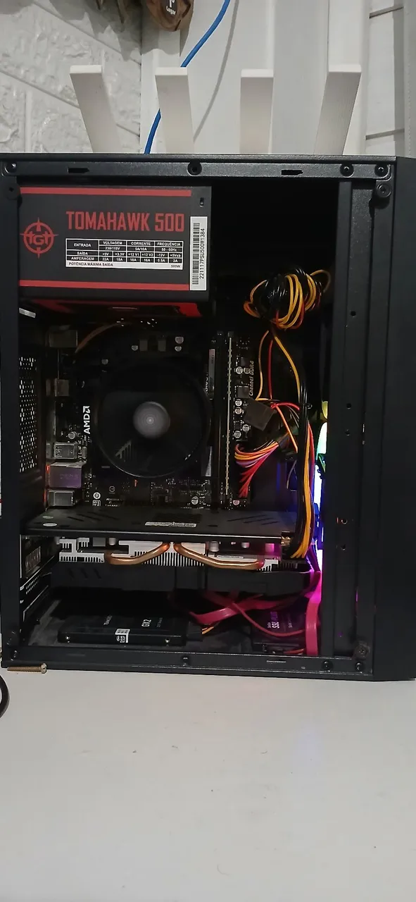 PC Gamer Montado - AMD Ryzen e Placa de Vídeo