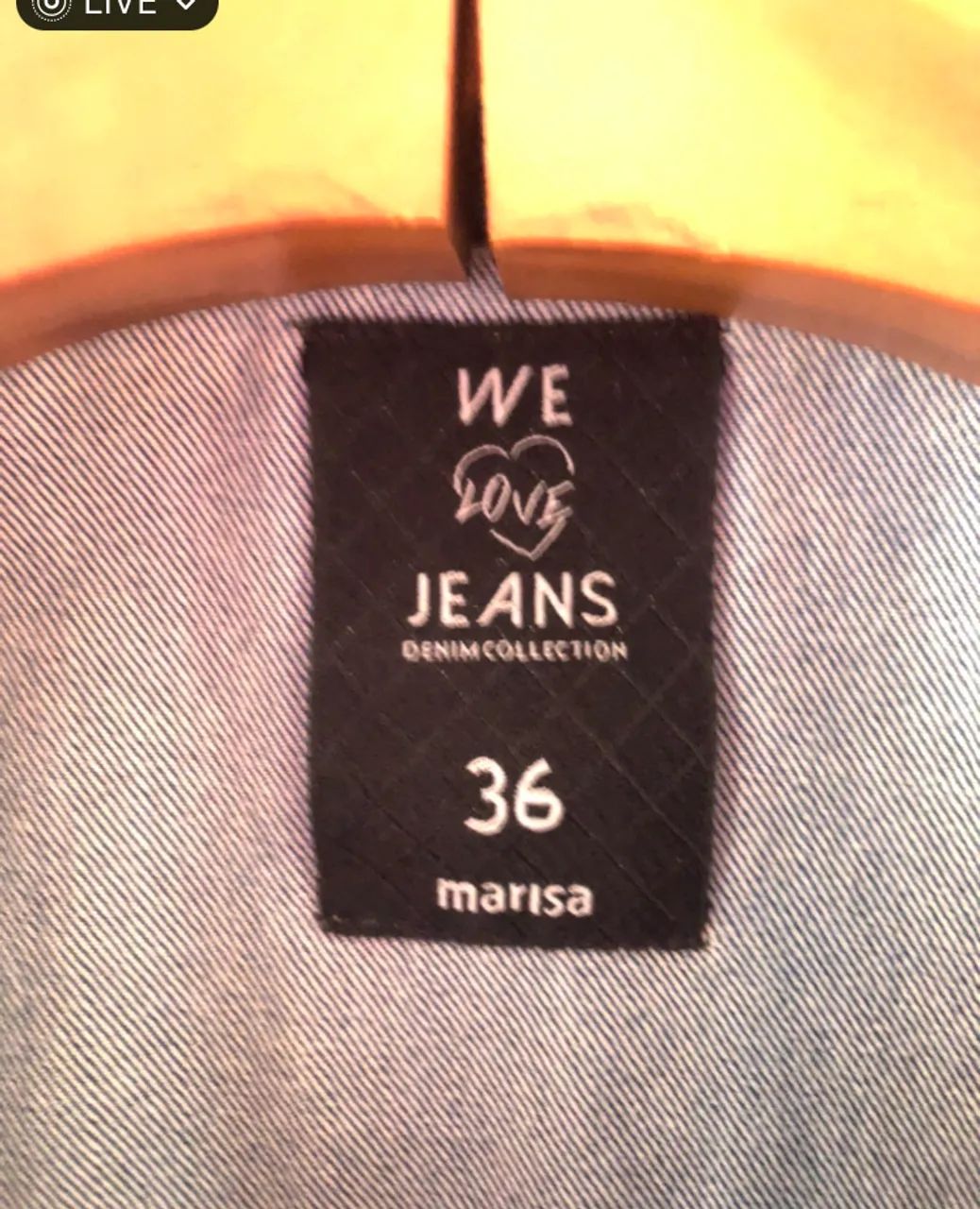 COLETE JEANS TAMANHO 36 P - Foto 2