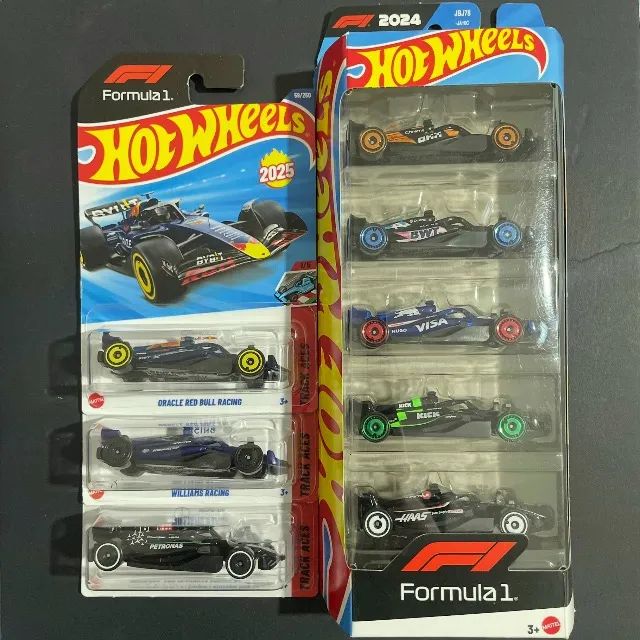 Hot Wheels - Set Fórmula 1 2024 mainline (COMPLETO)