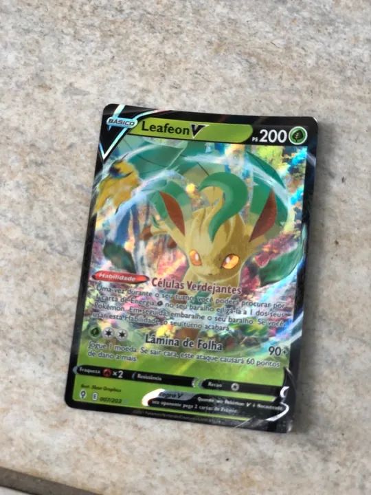 Leafeon V - Carta Pokémon - Foto 2