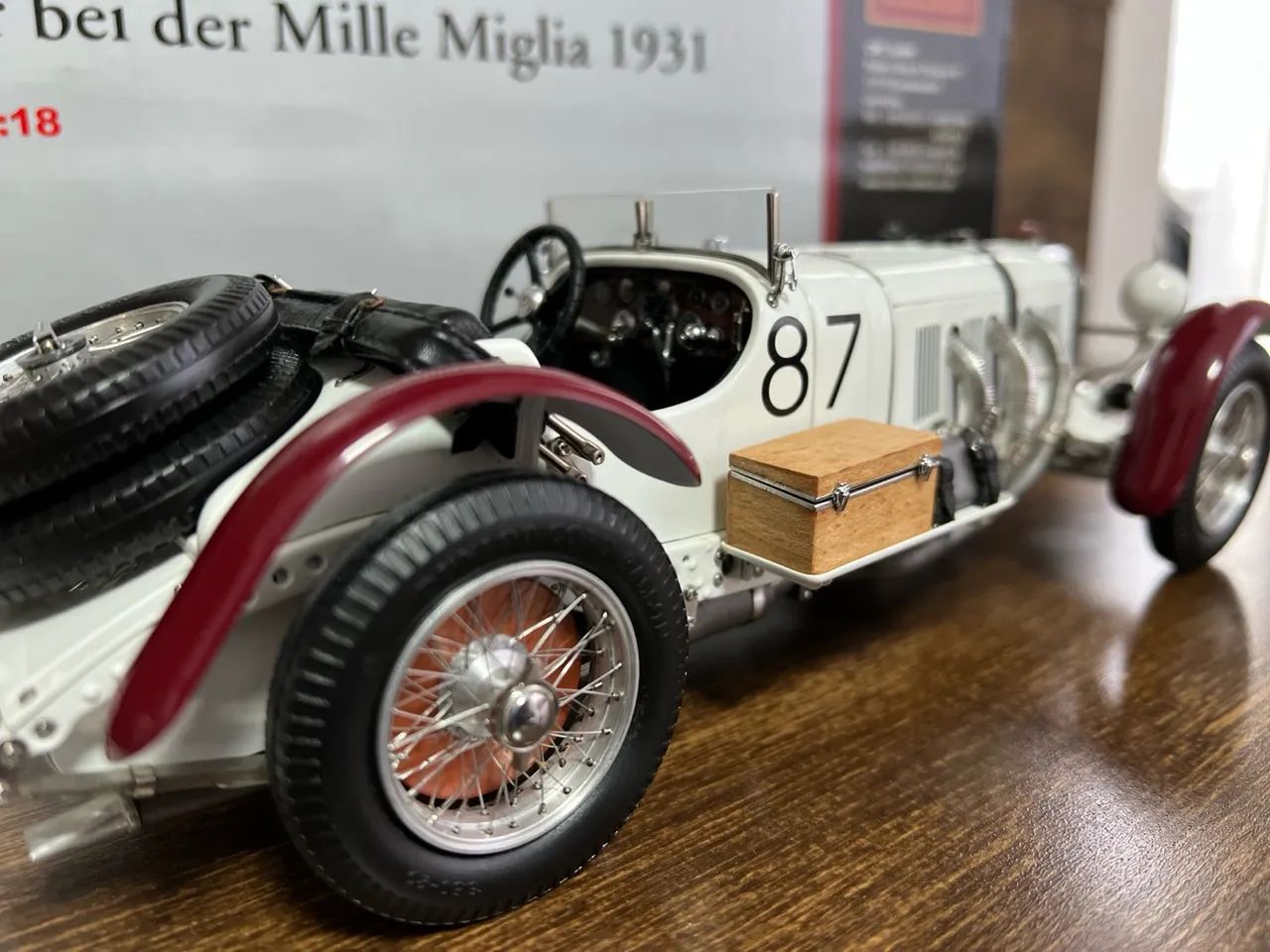 CMC 1/18 メルセデスベンツ SSKLミッレ.ミリア 1931 Mercedes Benz SSKL Mille Miglia 1931 1:18 CMC minimundi.com.br