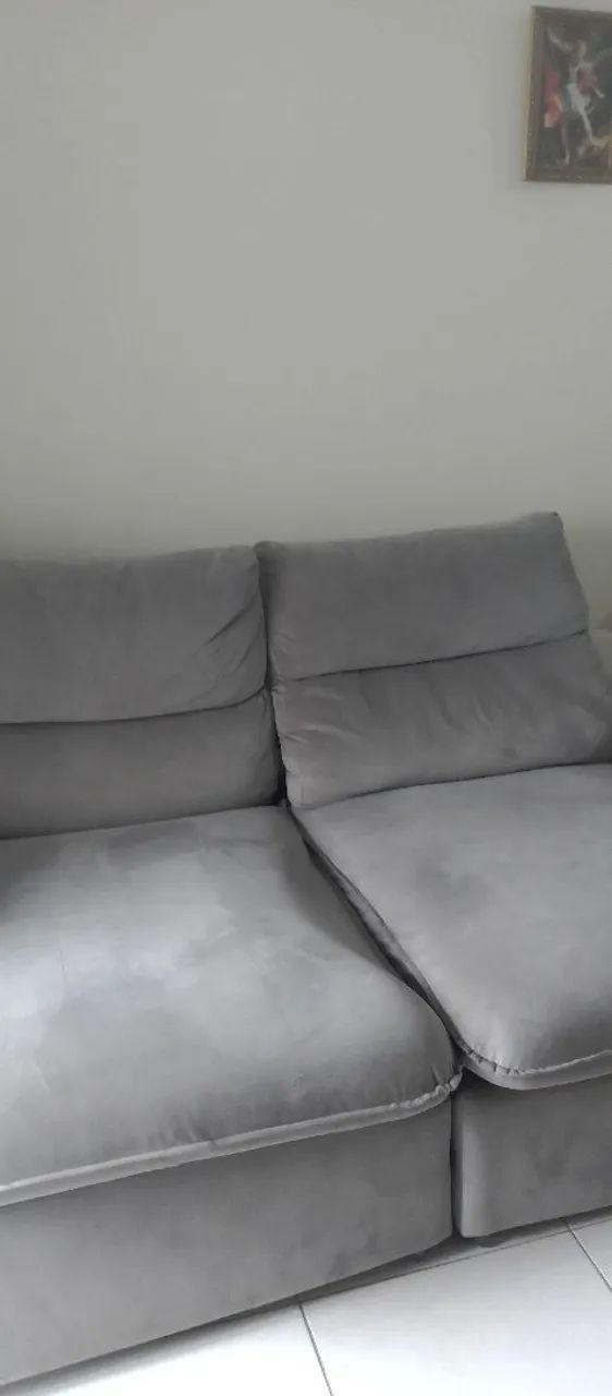 Sofá retrátil com mola ensacada  - Foto 4