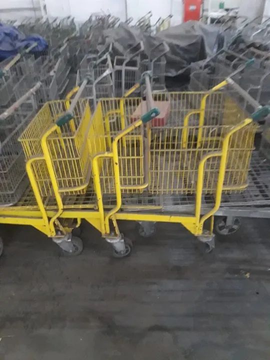 Carrinho de mercado  usado  - Foto 2