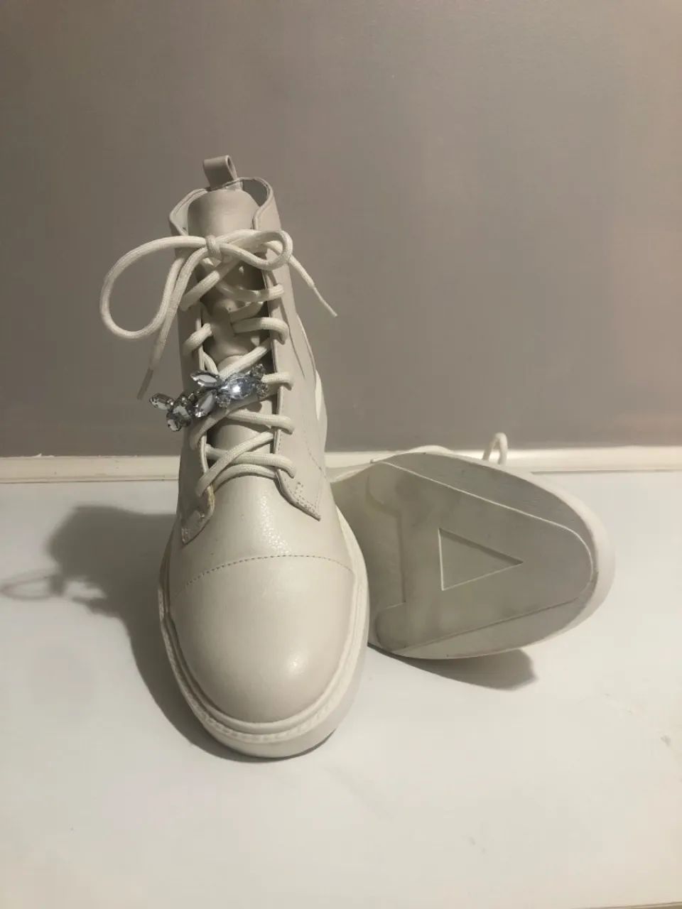 Bota bege Anacapri n38 nova