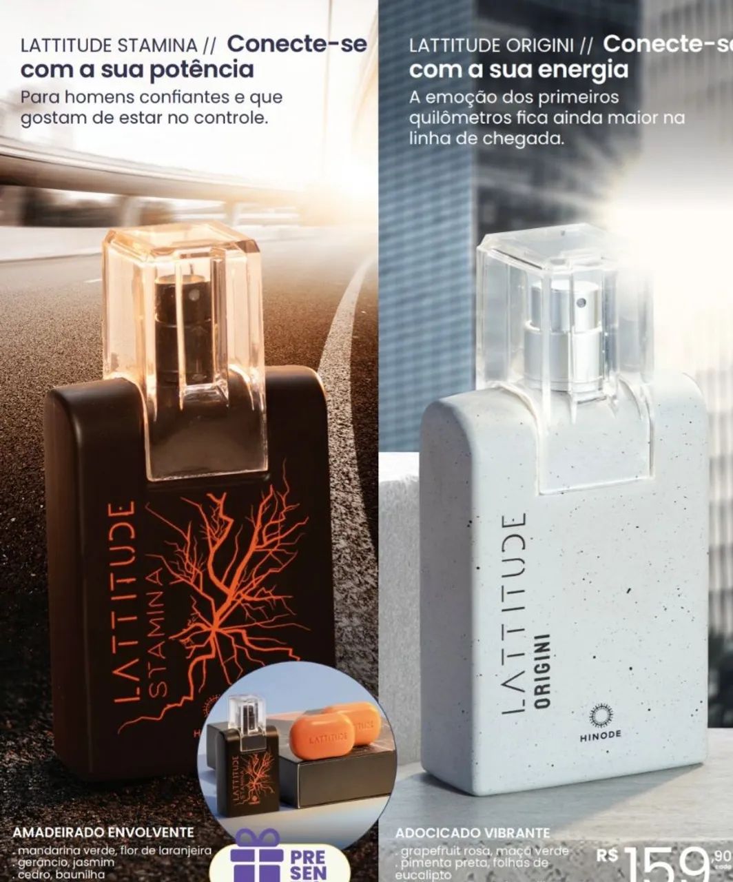 Perfume Lattitude Fragrâncias Hinode - Foto 4