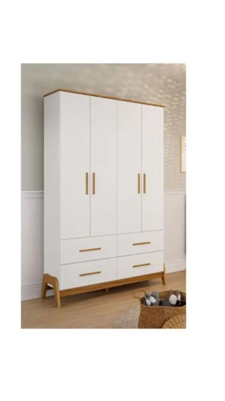 Guarda Roupa Infatil 100% Mdf - DIVIDIMOS EM ATÉ 10X SEM JUROS - Foto 2