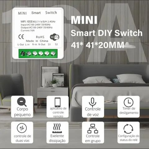 Interruptor inteligente Wifi, tipo Sonoff Mini - Foto 2