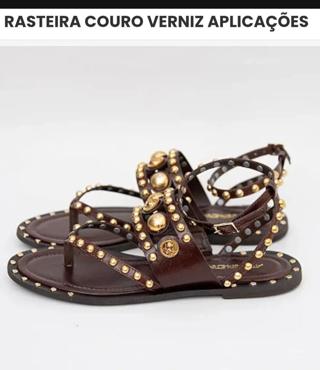 LEATHER FLAT SANDAL63824601391489121