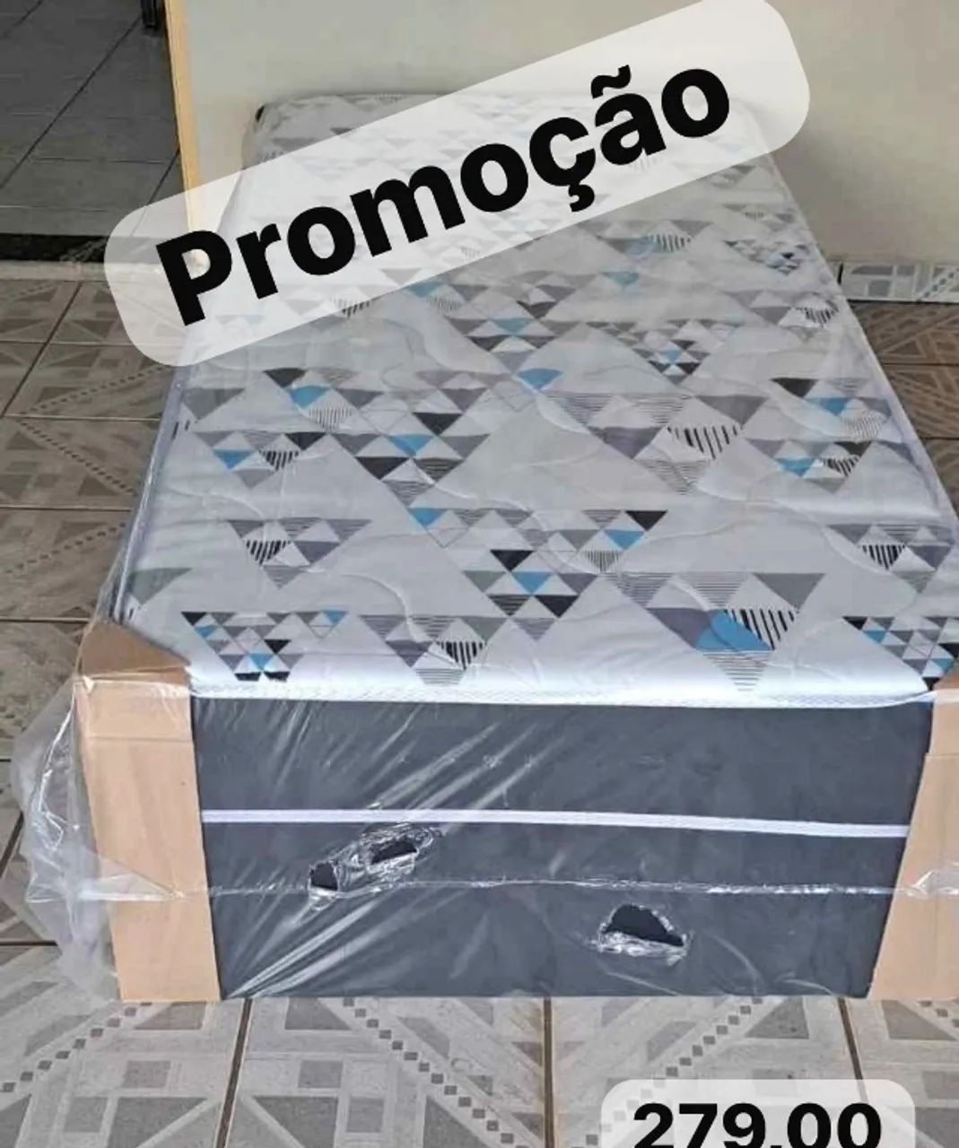 Cama box solteiro hoje