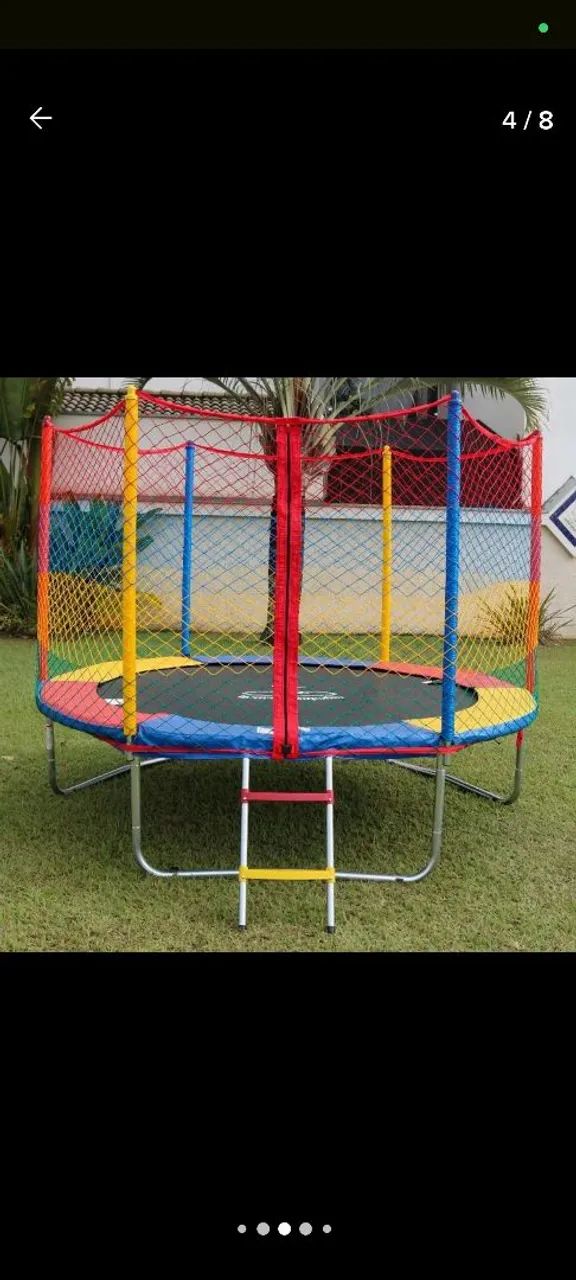 Cama Elástica com Rede de Proteção - Foto 2