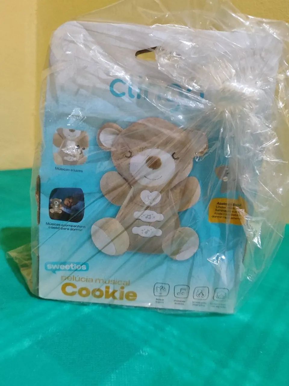 Ursinho musical com luz e sons calmantes - Clingo - Foto 2