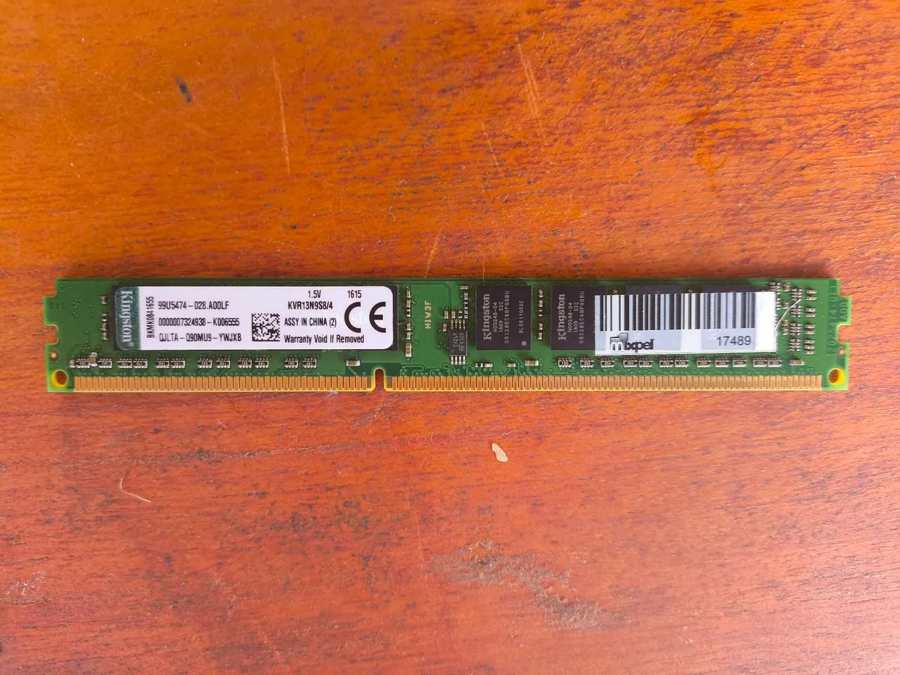 Kingston DDR3 4GB RAM Memory64330132881793122