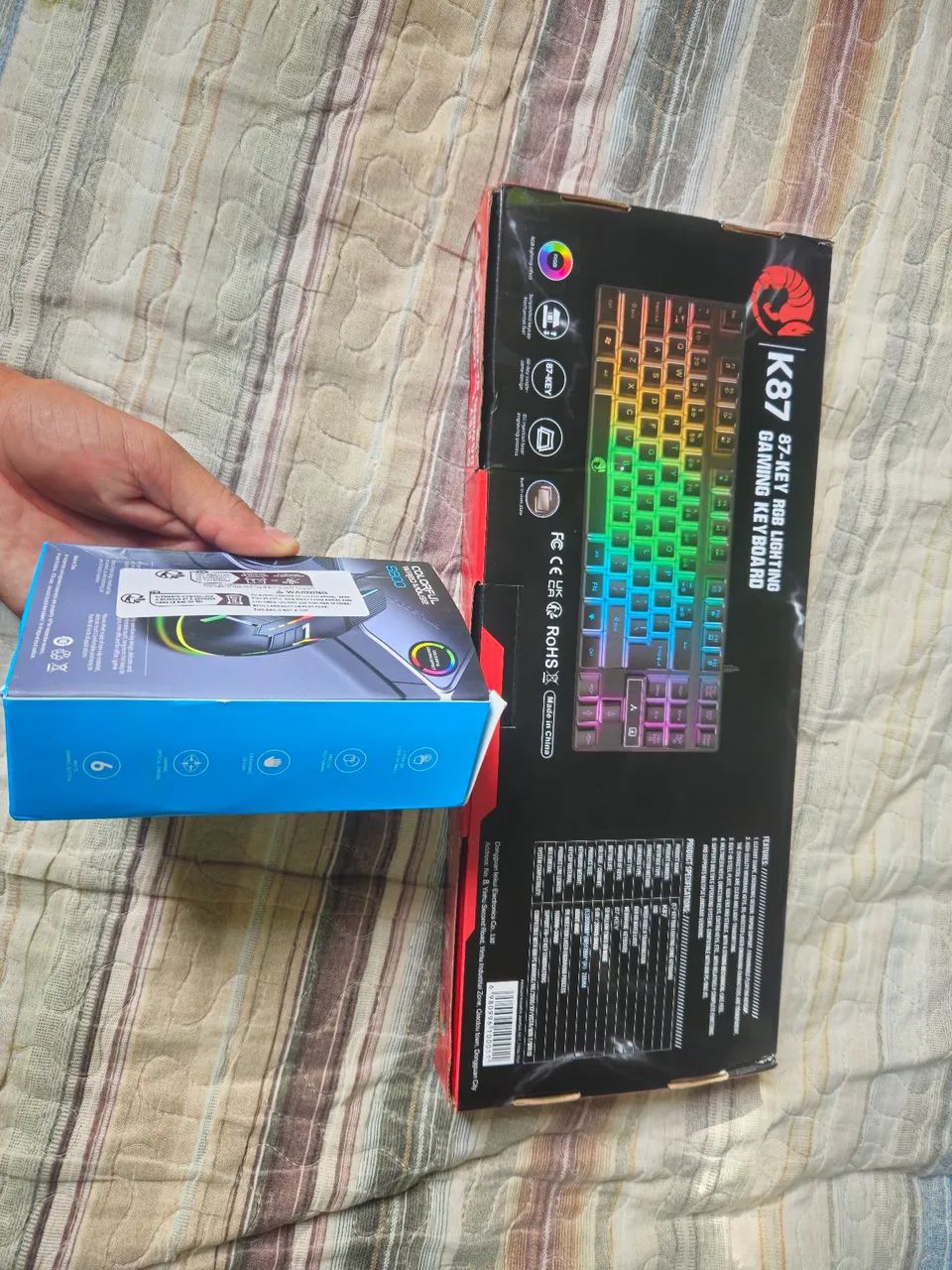 KIT Teclado e mouse Gamer - Como Novo