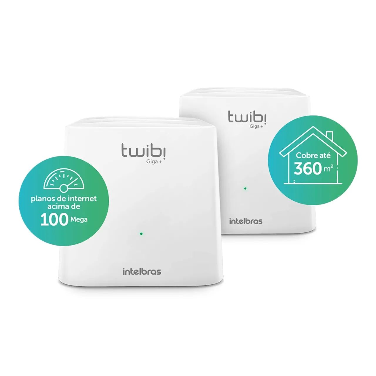 Roteador Wi-Fi Intelbras Twibi Giga+ - Novo