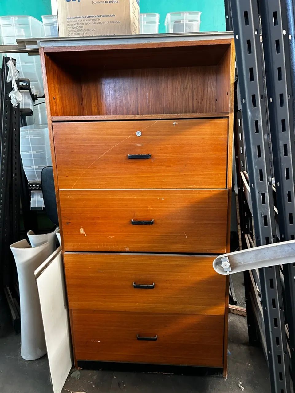 Arquivo Armário de Madeira para Escritório com Gavetas