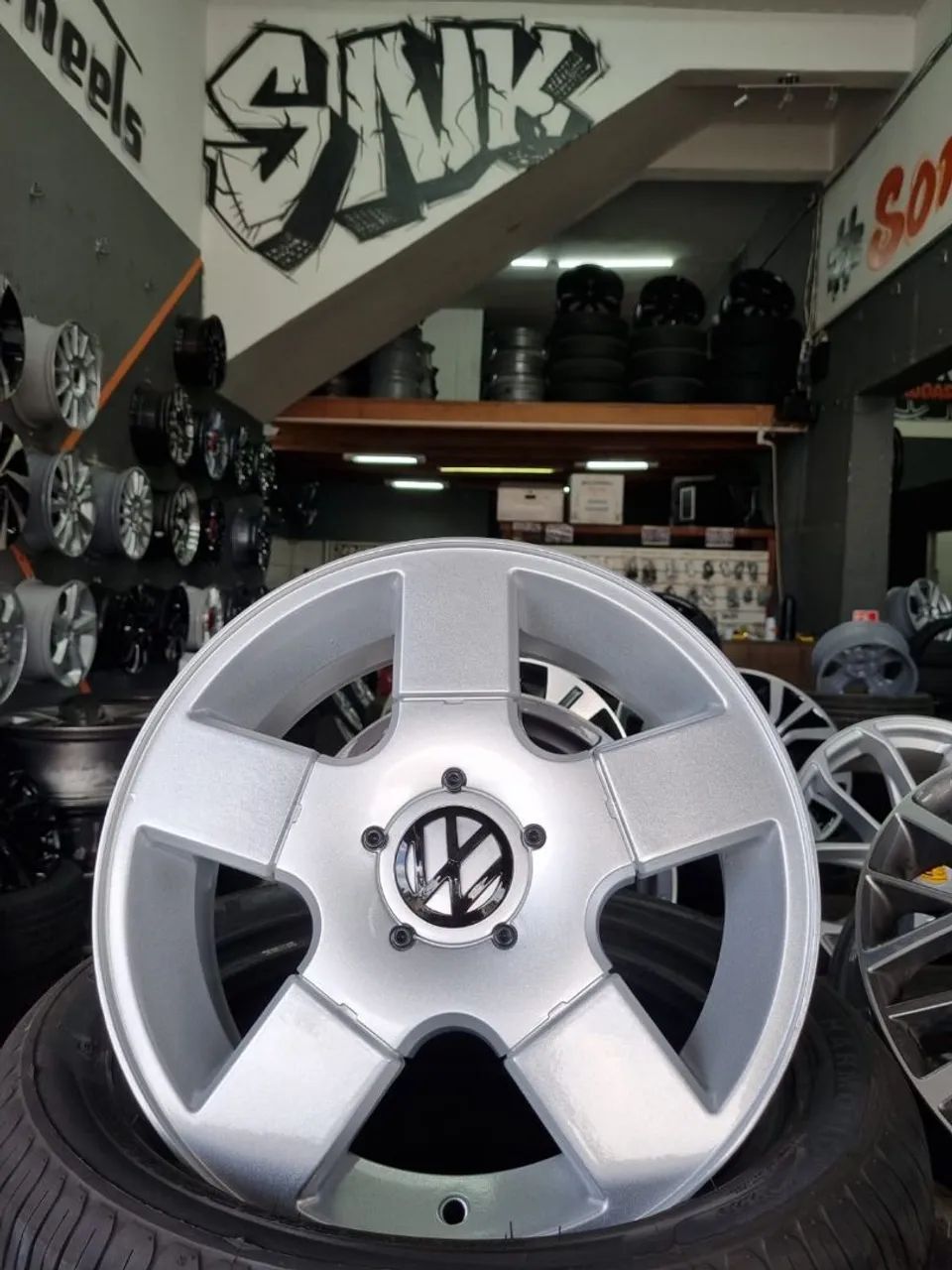 Jogo de rodas novas aro 15 4x100 Volkswagen Gol GTI