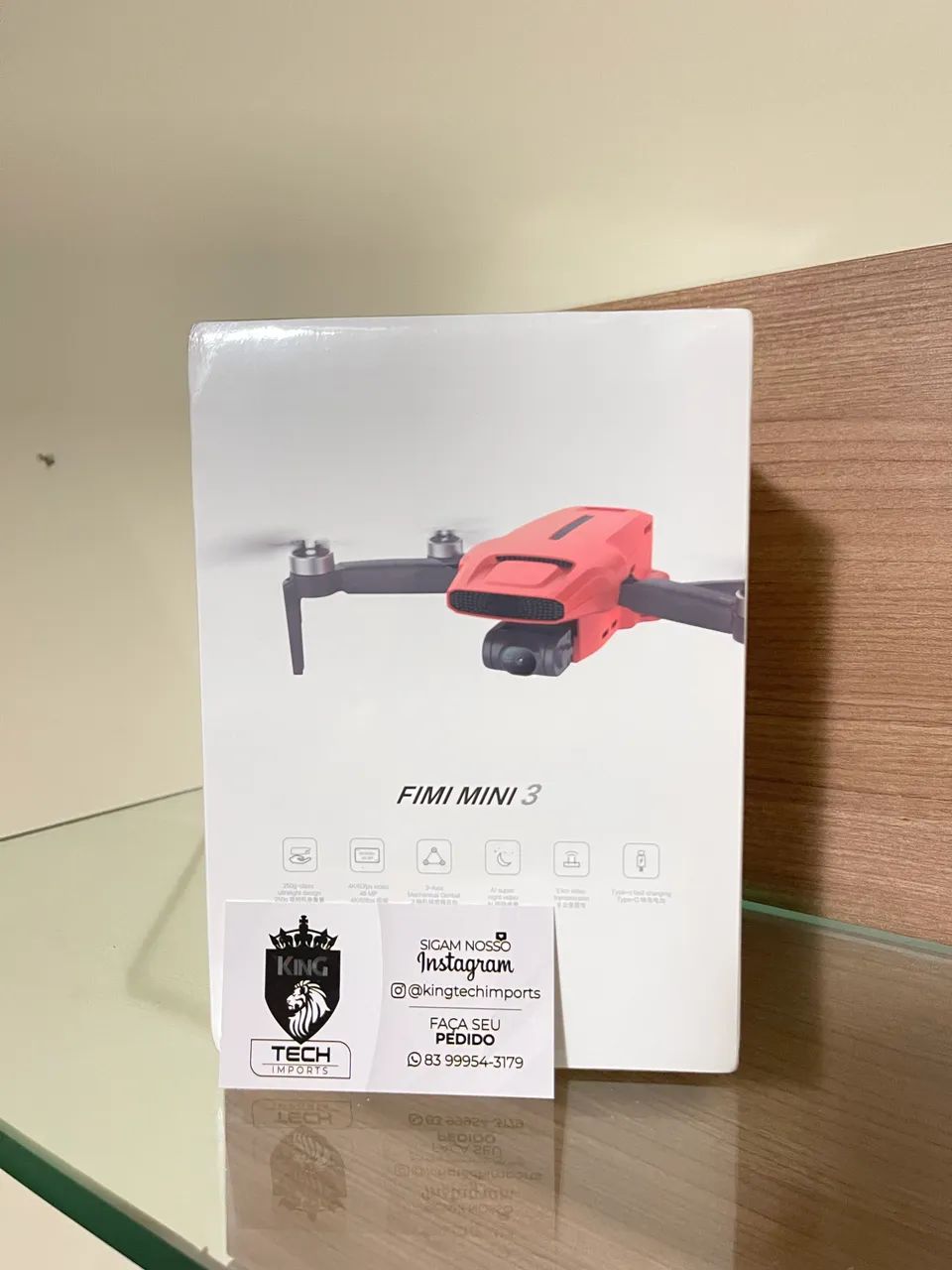 DRONE FIMI MINI 3 LACRADO - VERSÃO COMPLETA - Foto 2